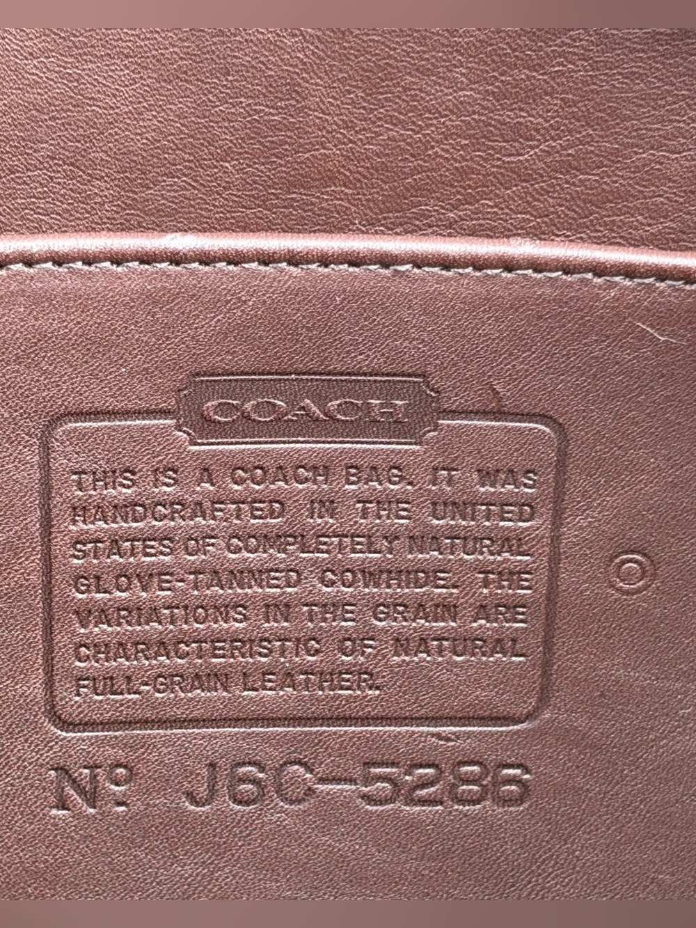 Vintage COACH Mahogany Leather Portfolio Briefcase 5286 EUC - Picture 9 of 17